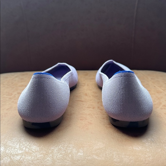 ROTHY’S THE POINT KNIT POINTED TOE FLATS LAVENDER PASTEL PURPLE SIZE 8.5 - Picture 4 of 8